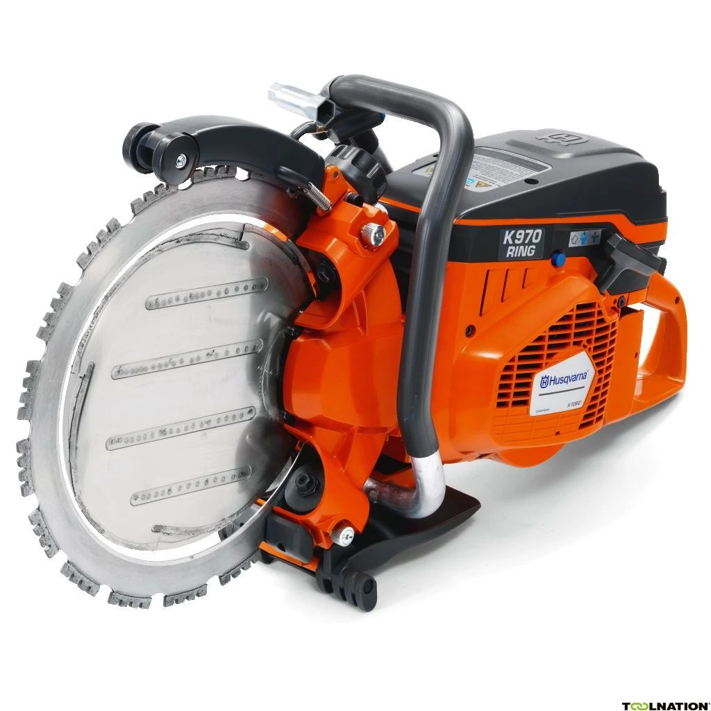 Husqvarna K 970 Ringzaag + Ring R820 (steen En Beton) 1 Husqvarna K 970 Ringzaag + Ring R820 (steen En Beton)